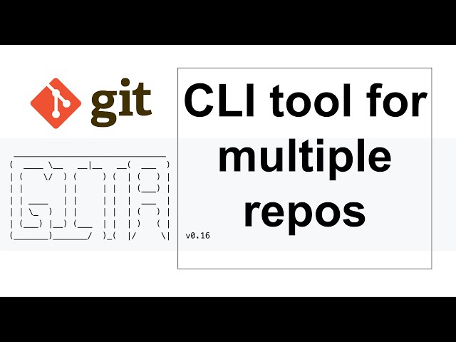 Manage multiple git repos with gita in command-line