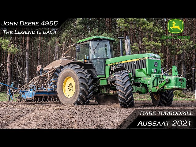 THE LEGEND IS BACK - JOHN DEERE 4955 - RABE TURBODRILL ▶ Agriculture Gemanyy