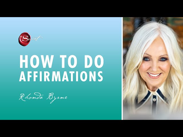 Rhonda Byrne on how to do affirmations | ASK RHONDA