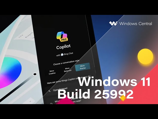 Windows 11 Build 25992 - Snap Layouts, Archive Formats, Copilot, Battery + MORE
