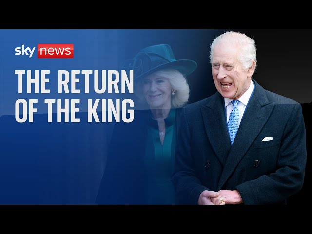 King Charles carries out his first public engagement since cancer diagnosis