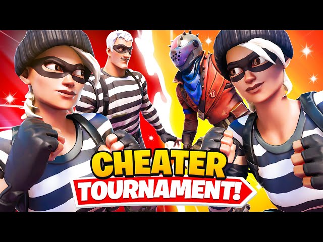 I Hosted a CHEATER ONLY Tournament for $100 in Fortnite... (aimbot hackers)