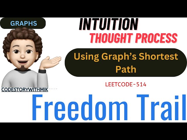 Freedom Trail | Using Shortest Path in Graph | Modified Dijkstra | Leetcode 514 | codestorywithMIK