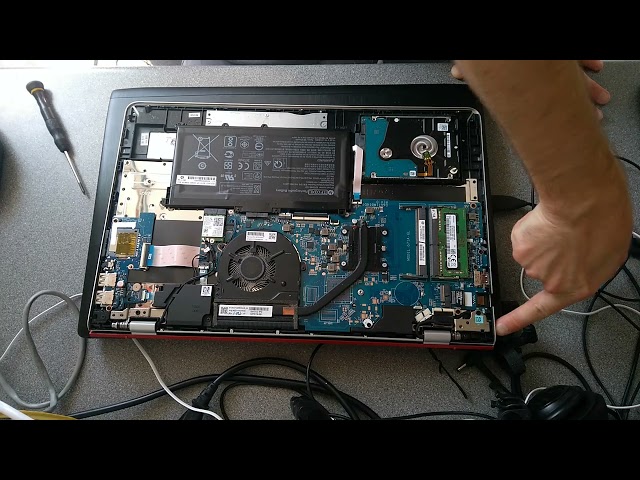 HP Pavilion 15-cc541na - How to upgrade or replace the hard disk.
