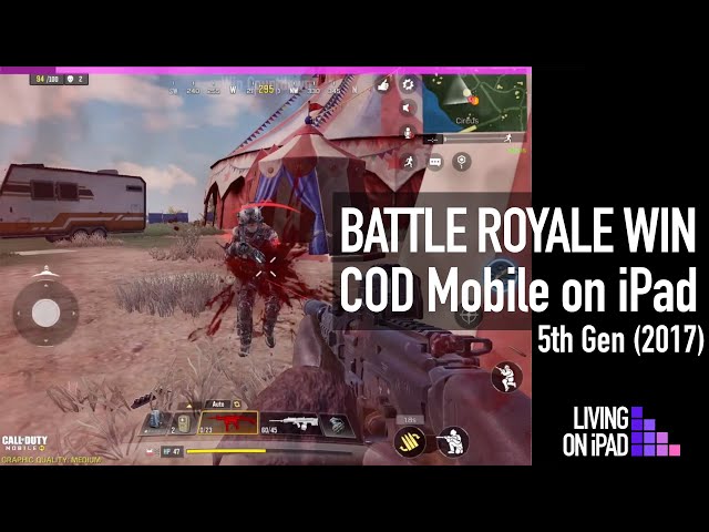 *NEW* Winning Call of Duty Mobile Battle Royale on iPad 5th Gen 2017