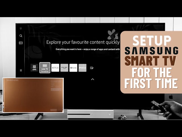 How to Setup Samsung 4K Smart TV For First Time [Step by Step]