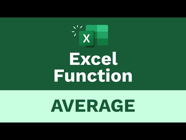 The Learnit Minute - AVERAGE Function #Excel #Shorts