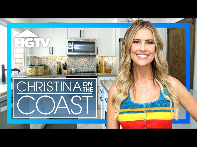 Boho-Chic Meets Clean & Sleek in This Total Kitchen Makeover | Christina on the Coast | HGTV