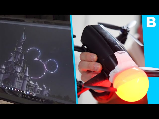 Backstage at Europe's largest daily drone show: Disney D-Light: Disney D-Light