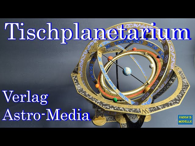 Tischplanetarium/Tabletop planetarium - Astro Media Verlag #astrology #papercraft