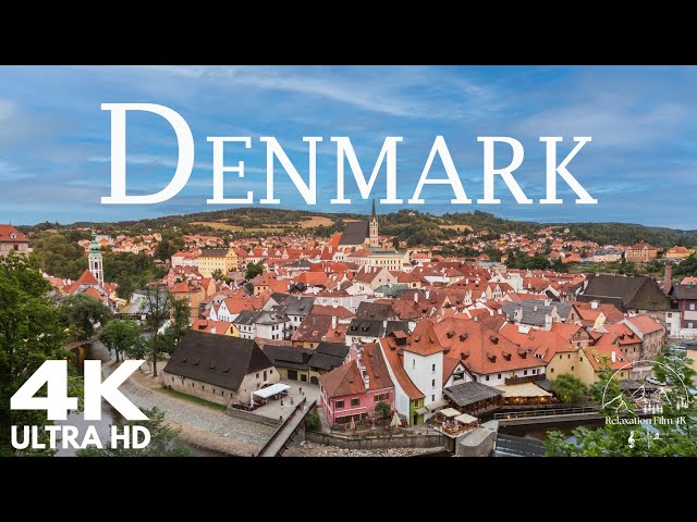 FLYING OVER DENMARK (4K UHD) - Relaxing Music Along With Beautiful Nature Videos