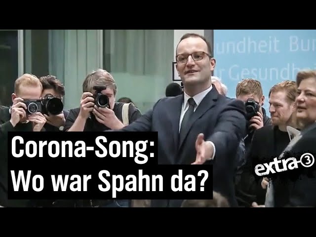Corona-Song: "Wo war Spahn da?" | extra 3 | NDR
