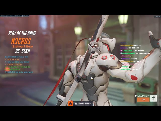 NECROS SHOWING HOW TO DOMINATE AS GENJI! POTG! OVERWATCH 2 SEASON 5 TOP 500