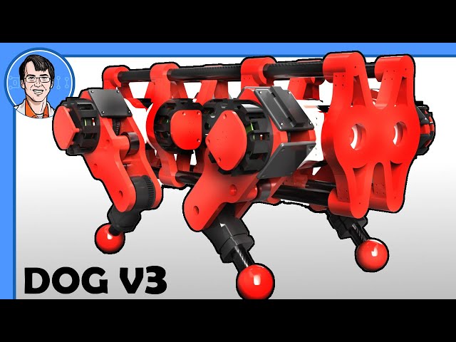 Robot Dog V3 - 3D Printed & Open Source #1