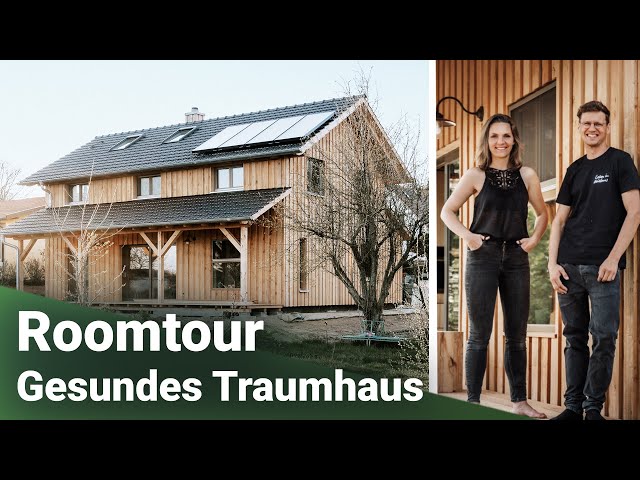 Gesund Bauen mit fantastischen Details, Thoma Holz 100, Lehm & OHNE Heizung | Holzhaus Roomtour