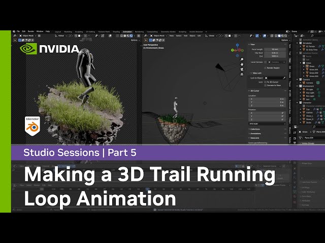 Making a 3D Trail Running Loop Animation w/ Alexandre Albisser Part 5: Character Design & Texturing