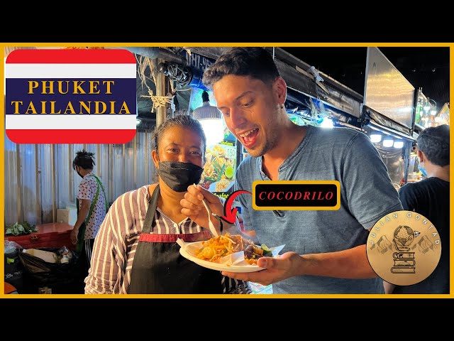 Probando comida CALLEJERA EN PHUKET, TAILANDIA 🇹🇭