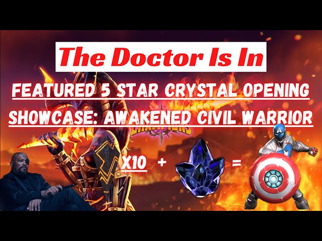 Featured 5 Star Crystal Opening and Awakened Civil Warrior MCOC