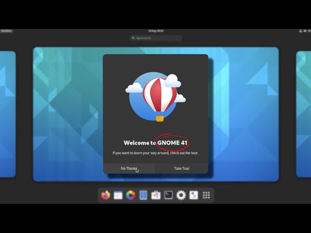 GNOME 41 on GNOME OS Nightly - Early Look
