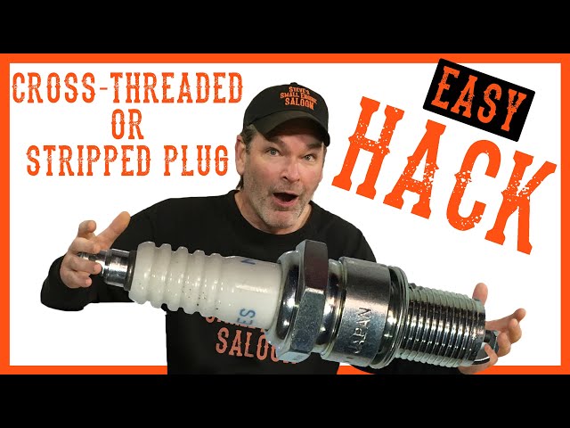 How To Fix Stripped Spark Plug Threads For Free With This Hack