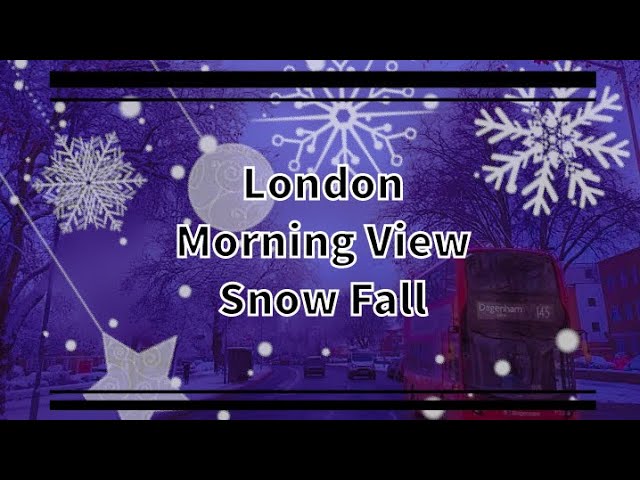 London Morning View After Heavy Snow Fall 2022 |  Magnificent View after Snow | Incredible sights