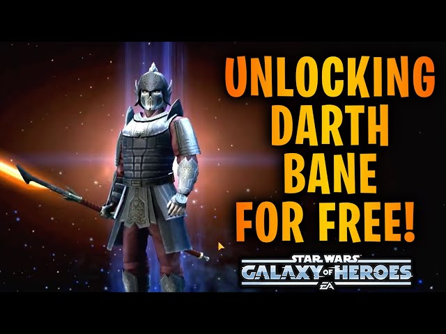 I FINALLY unlocked Darth Bane for FREE - My FIRST Relic 9!