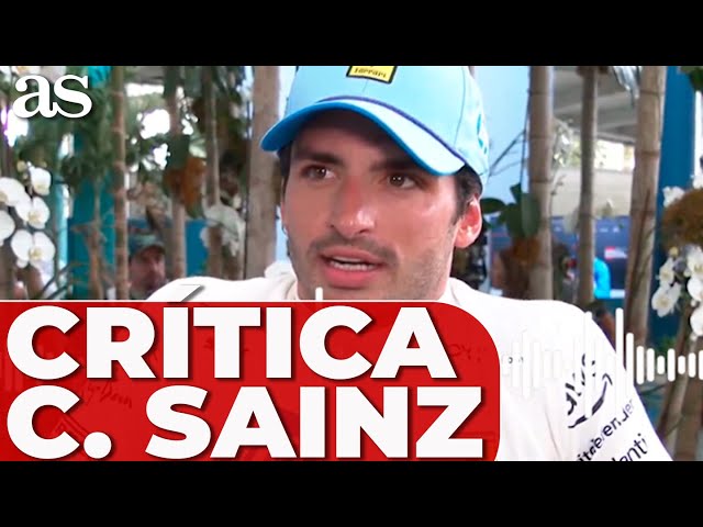 CARLOS SAINZ crítica a la F1 y la FIA vs. PIASTRI después del GP de MIAMI