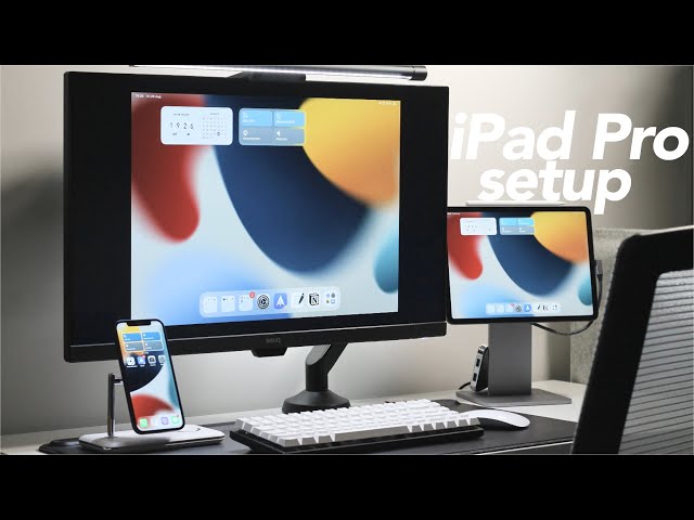 New iPad Pro Desk Setup