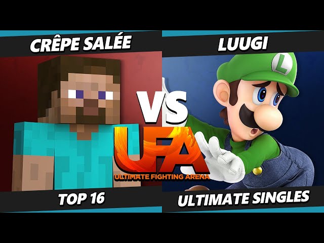 UFA 2023 - crêpe salée (Steve) Vs. Luugi (Luigi) Smash Ultimate - SSBU
