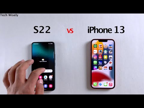 SAMSUNG S22 vs iPhone 13 | SPEED TEST