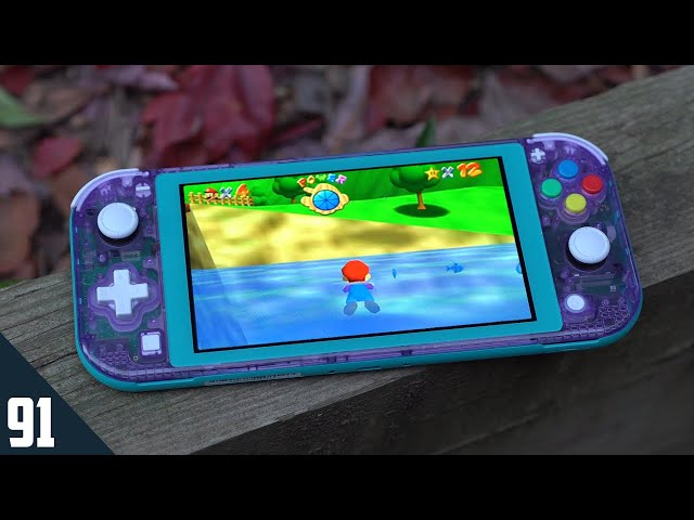 Nintendo Switch Lite - Atomic Purple Case Mod!