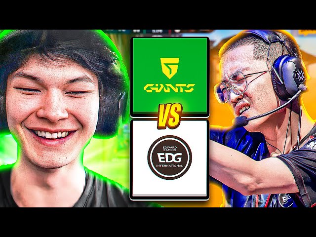 Sinatraa Reacts to EDG vs Giants Gaming (VCT Champions 2023)