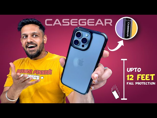 MOST DURABLE iPhone cases EVER ⚡️ || 12 FEET DROP TEST 😱 ||  CASEGEAR