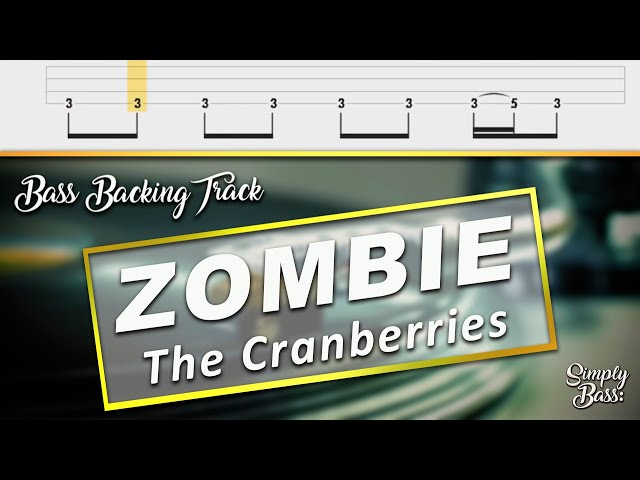 Zombie - Cranberries (Bass Backing Track) (Simply Bass)