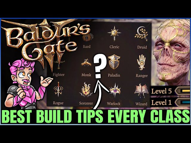 Baldur's Gate 3 - Powerful Build Tips on Every Class - Build, Subclasses, Stats, Spell Guide & More!
