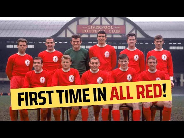 The FIRST time Liverpool wore ALL RED - "You look 7ft tall!"