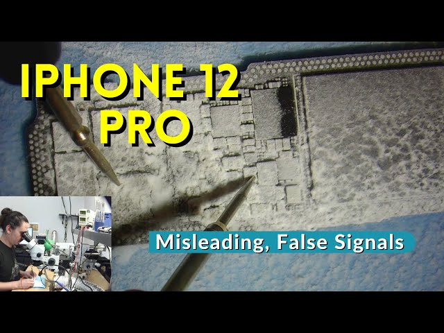 Flat Dead, Undamaged iPhone 12 Pro - Motherboard Diagnosis and Data Recovery
