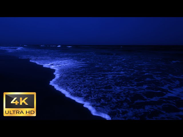 Soothing Ocean Waves Sounds For Deep Sleep | Breath Of Ocean At Night for Relaxation And Deep Sleep