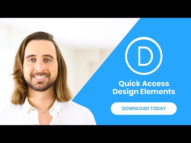 Divi Feature Update! Design Pages Even Faster Than Ever Before With Divi Quick Access