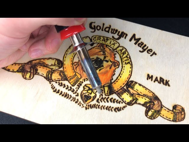 How to Wood Burn Metro-Goldwyn-Mayer (MGM) Logo