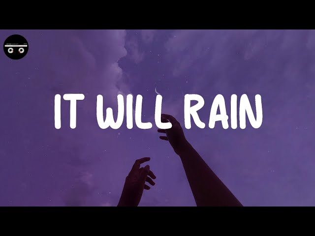 Bruno Mars - It Will Rain (Lyric Video)