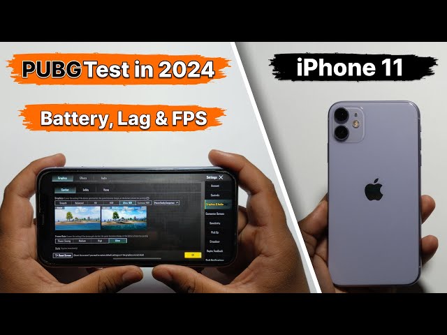 iPhone 11 PUBG Test in 2024 | Detailed BGMi Review in Hindi-Laag-FPS-Battery-Heating🔥