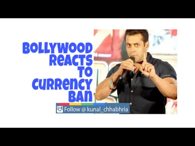 Bollywood REACTS to Currency BAN