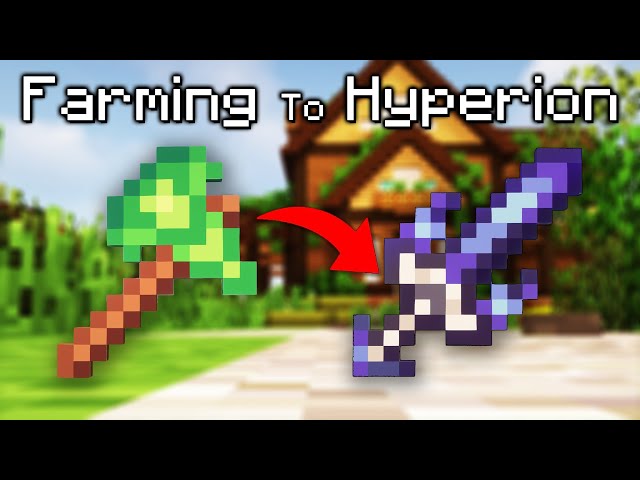 Farming to Hyperion! Hypixel Skyblock