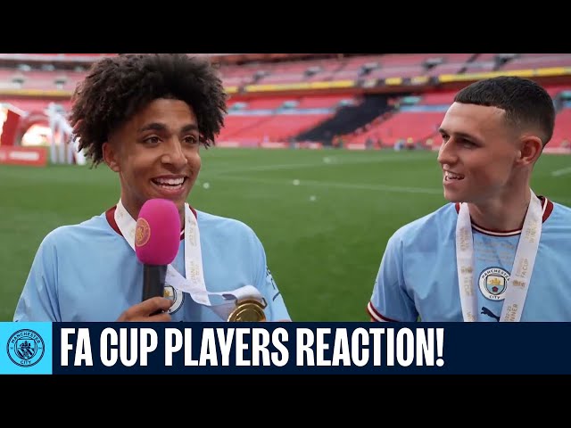 "IT'S AN ABSOLUTE JOY!" | Gundogan, Foden, Lewis and Stones FA Cup Reaction!