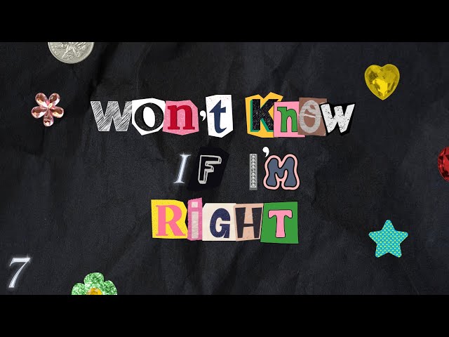 NERIAH - Won't Know If I'm Right (Official Lyric Video)