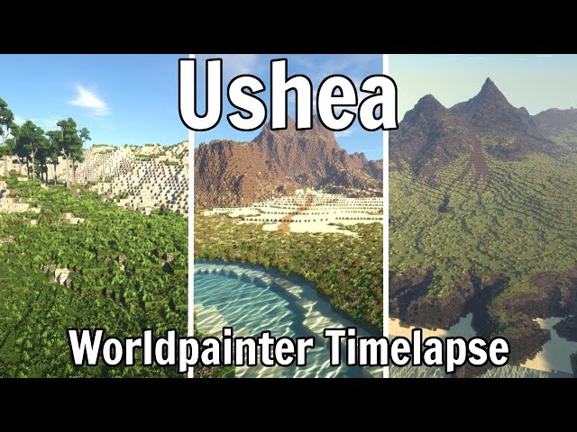 Worldpainter Timelapse - The continent of Ushea