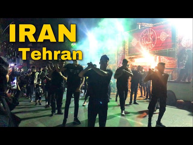 IRAN - Muharram 2022 In Tehran Nights Moharram Carnival Iran Vlog ایران
