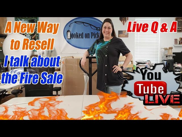 Live Q&A A New Way to Resell - I Talk About My Fire Sale - I also Answer Other Questions - Reselling
