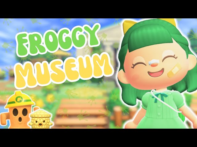 FROGGY SPRING CORE TOWN CORE ISLAND | ACNH MUSEUM BUILD | ANIMAL CROSSING NEW HORIZONS